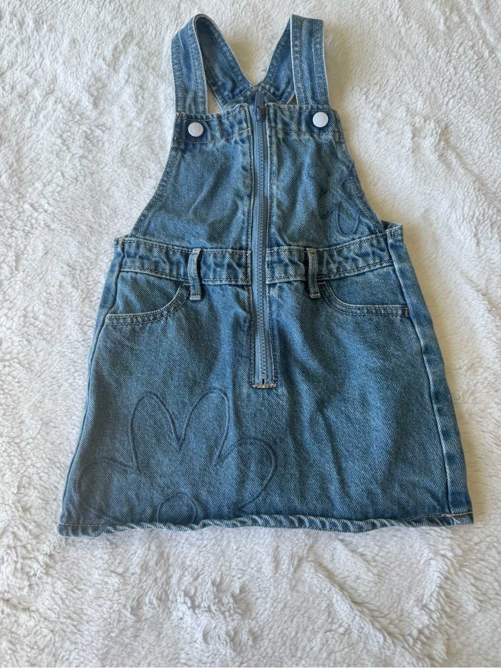 Old Navy Blue Denim Girls Overall Skirt